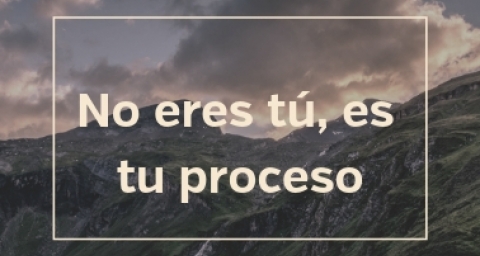 No eres tú, es tu proceso.