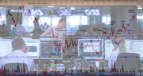 El trading y un edificio en llamas